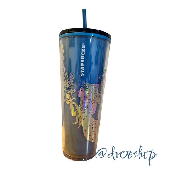 Starbucks Other - ❗️RARE ❗️Starbucks 2021  Holiday Siren Mermaid Blue Color Change Tumbler NWT